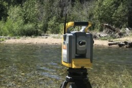 Land Surveying across a river